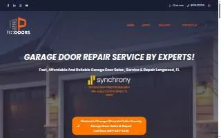 Pro Doors of Florida website