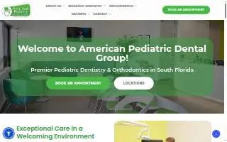 American Pediatric Dental & Orthodontic Group - Lake Worth website
