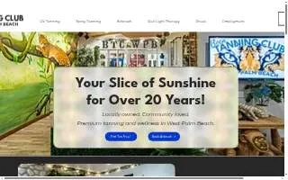 Boca Tanning Club WPB of Lake Worth Beach website