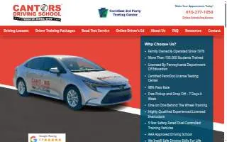 Cantor's Driving School & Florida Driver's License Testing Center (Airport Square Plaza) of Lake Worth Beach website