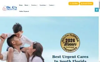 Dr. G's Urgent Care website