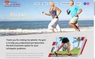 Dr. Juan Agudelo I Hip and Knee Surgeon website