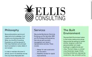 Ellis Consulting website