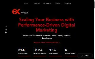 Ex Marketing Agency, LLC website