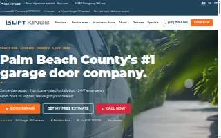 Lift Kings Garage Doors of Lake Worth Beach website