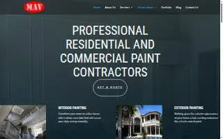 MAV Paint Contractors, Inc website
