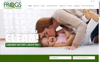 Frogs Floor Care website