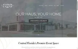 Haus 820 website