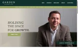 The Garden Counseling website
