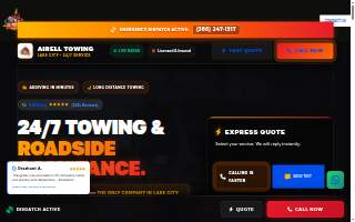Airell Towing LLC & 24/7 Roadside Assistance of Lakeside