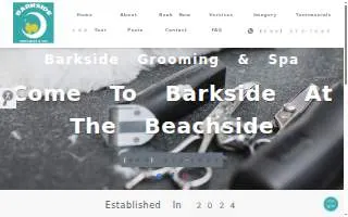Barkside Grooming & Spa of Lakeside website
