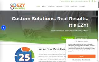 EZY Marketing website