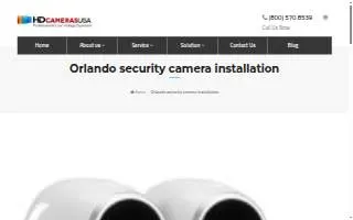 HD Cameras USA - Orlando Security Camera Installation Company website