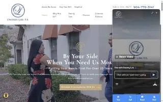Owenby Law, P.A. of Lakeside website