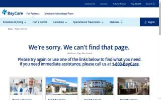 BayCare Urgent Care (Land O' Lakes) website