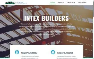 Intex Builders, LLC website