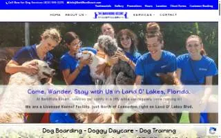 The BarkMore Resort website