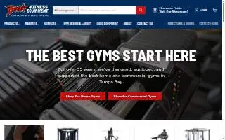 Bandit Fitness Equipment website