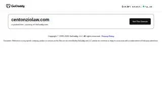 Centonzio Law, PLLC website