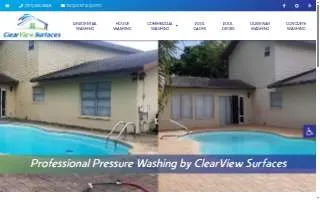 ClearView Surfaces website
