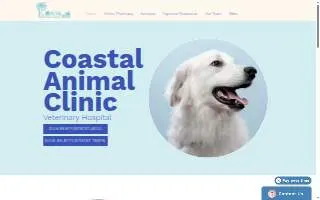 Coastal Animal Clinic website