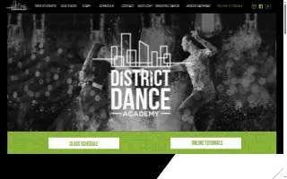 District Dance Academy website