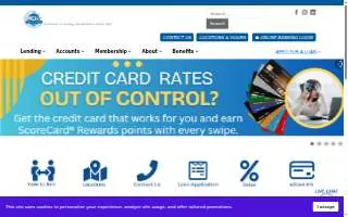 ECU Credit Union - Main Branch website