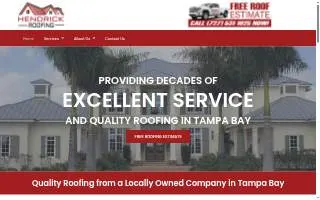 Hendrick Roofing, Inc. website