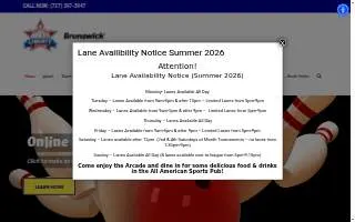 Liberty Lanes of Largo website