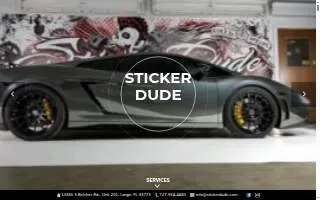Sticker Dude Florida Corporation website