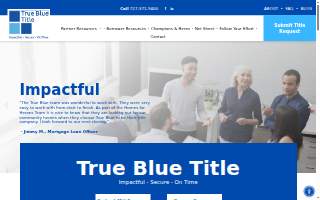 True Blue Title