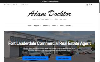 Adam Docktor Commercial real estate Agent of Lauderdale Lakes