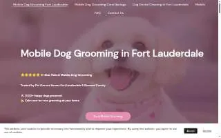 Befter Pet Grooming Mobile Service website