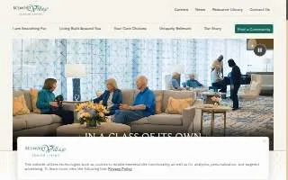 Belmont Village Senior Living Fort Lauderdale website