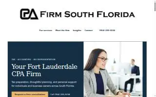 CPA Firm South Florida website