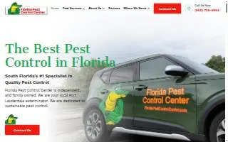 Florida Pest Control Center website