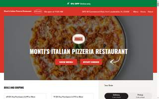 Monti's Italian Pizzeria Restaurant