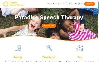Paradise Speech Therapy of Lauderdale Lakes website