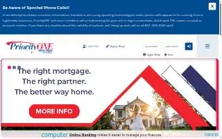 PriorityONE Credit Union of Florida website