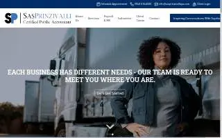 Sas Prinzivalli CPA P.A of Lauderdale Lakes website