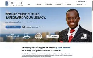 The Belleh Law Group of Lauderdale Lakes website