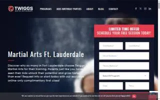 Twiggs Martial Arts Academy of Lauderdale Lakes website