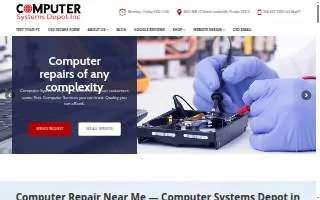 Computer Systems Depot Inc. website