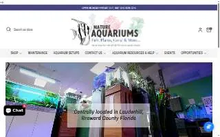 Nature Aquariums of Lauderhill website