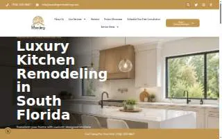 Wooding Home Remodeling - Kitchen & Bath of Lauderhill website