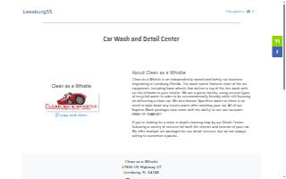 Clean As A Whistle Car Wash