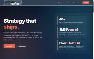 Forward Intellect LLC website