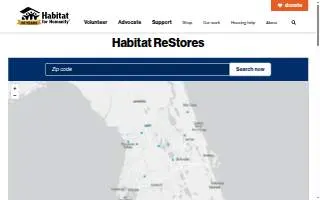 Habitat For Humanity Lake-Sumter, Florida - Leesburg ReStore website