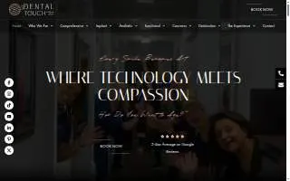 My Dental Touch Wellness Studio website