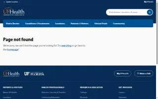 UF Health Leesburg Hospital Urgent Care website